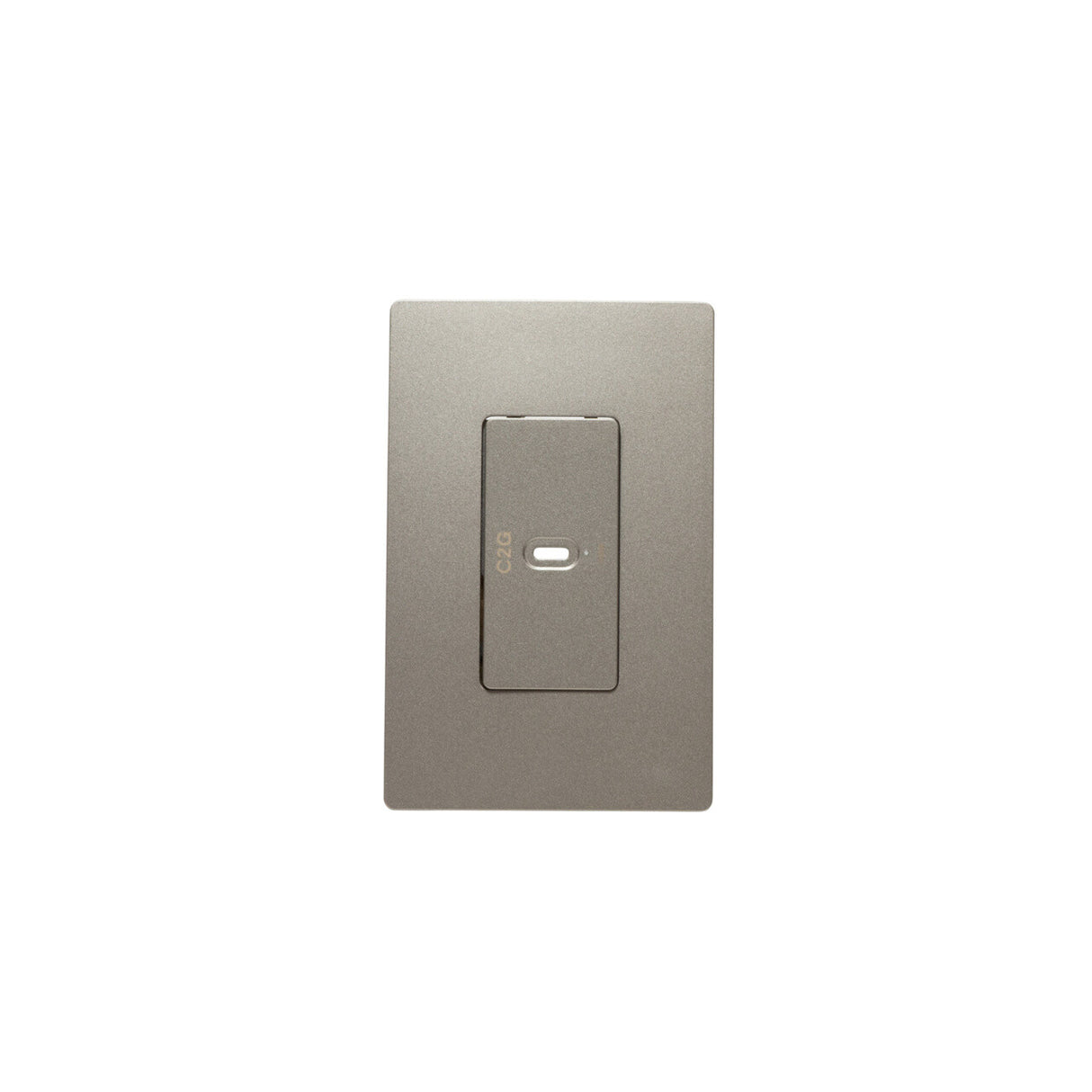 C2G Decorative Wall Plate and Face Plate for USB Camera Extender & Superbooster-Nickel
