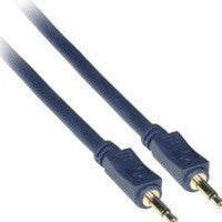 C2G 1.5ft Velocity™ 3.5mm Mono M/M audio cable 0.45 m Blue