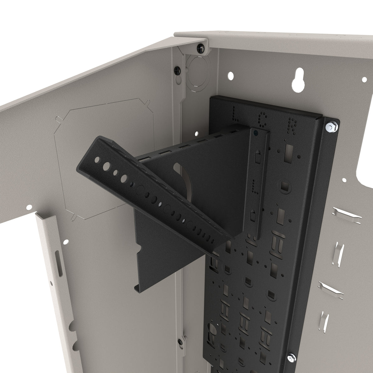 Middle Atlantic VWM Series Back Pan for Split Door, 42" High x 16" Deep - Black