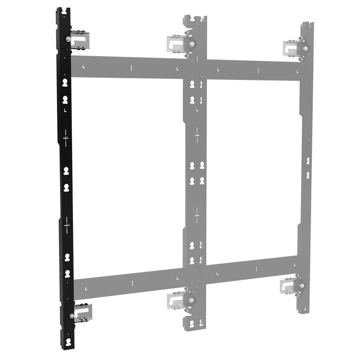 Chief TiLEDTM Left dvLED Wall Mount for LG LSBB Series Fine Pitch Essentials, 4 Displays Tall