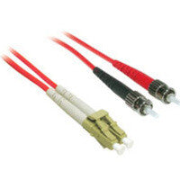 C2G 3m LC/ST Plenum-Rated Duplex 62.5/125 Multimode Fiber Patch Cable InfiniBand/fibre optic cable Red