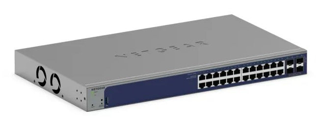 NETGEAR GS728TX Managed Gigabit Ethernet (10/100/1000) 1U Grey
