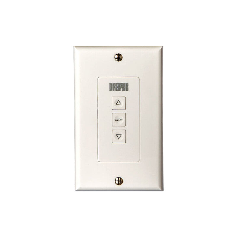 Draper LVC-S Pushbutton switch 1P White