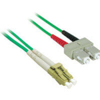 C2G 3m LC/SC Plenum-Rated Duplex 62.5/125 Multimode Fiber Patch Cable InfiniBand/fibre optic cable Green