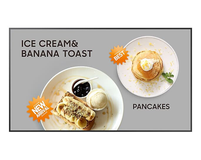 Samsung LH32QMCEBGC Digital signage flat panel 81.3 cm (32") LCD Wi-Fi 400 cd/m² Black Tizen 7.0