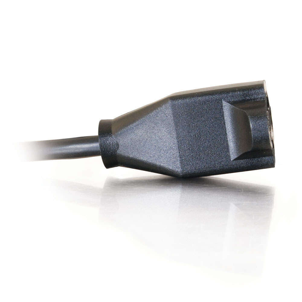 C2G 10ft (3m) 18 AWG Outlet Saver Power Extension Cord (NEMA 5-15P to NEMA 5-15R)
