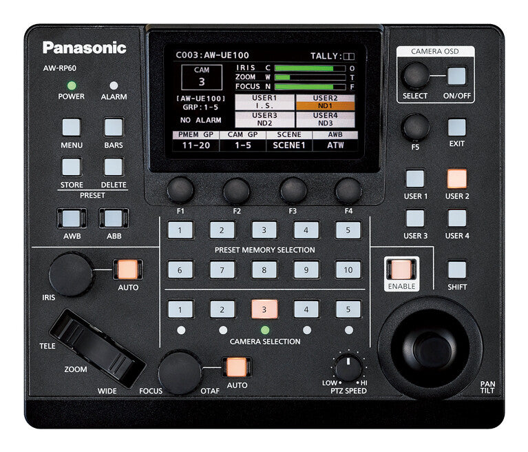 Panasonic AW-RP60GJ camera remote control Wired