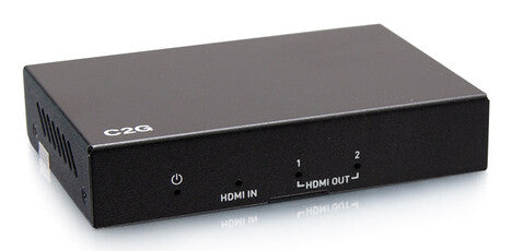 C2G 2-Port HDMI® Distribution Amplifier Splitter - 4K 60Hz