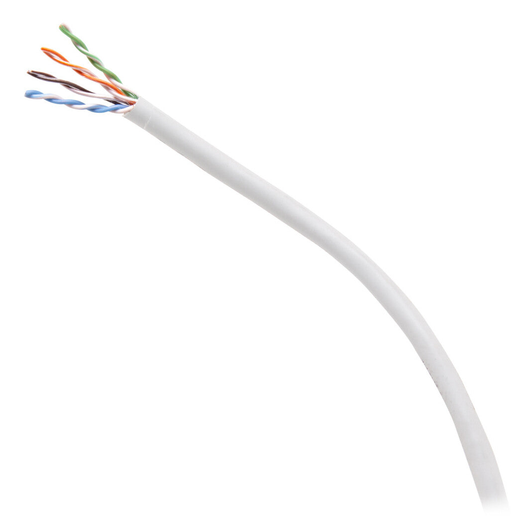 C2G 1000ft (304.8m) TAA-Compliant Cat6 Bulk Unshielded (UTP) Ethernet Network Cable with Solid Conductors-Plenum CMP-Rated - White