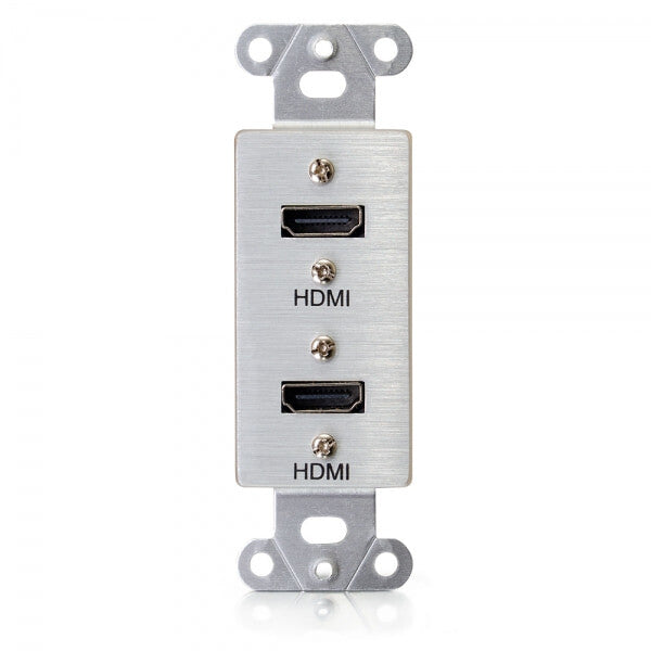 C2G 39875 wall plate/switch cover Aluminium