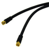 C2G 6ft Value Series F-type RG6 Coaxial Video Cable coaxial cable 1.8 m F-RG6 Black