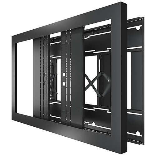 Chief ImpactTM On-Wall Kiosk - Landscape 43 Inch Black