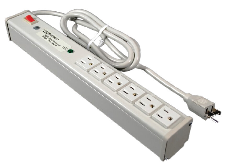 WIREMOLD M6S power extension 1.8 m 6 AC outlet(s) Indoor White