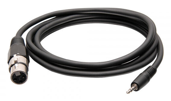 C2G 0.5m 3.5mm Male 3 Position TRS to Female XLR Cable