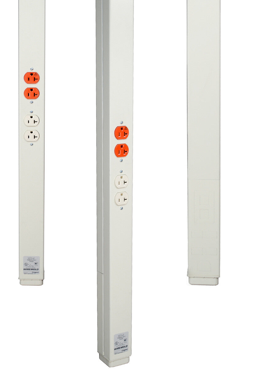 WIREMOLD 25DTP-4D cable tray Straight cable tray Ivory