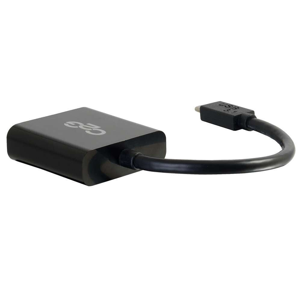 C2G USB-C® to DisplayPortTM Adapter Converter - 4K 30Hz - Black