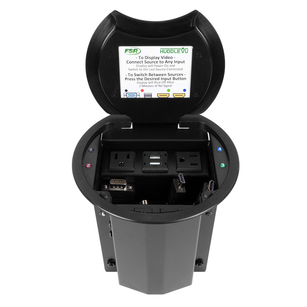 FSR CT6-BLK-4B outlet box Black