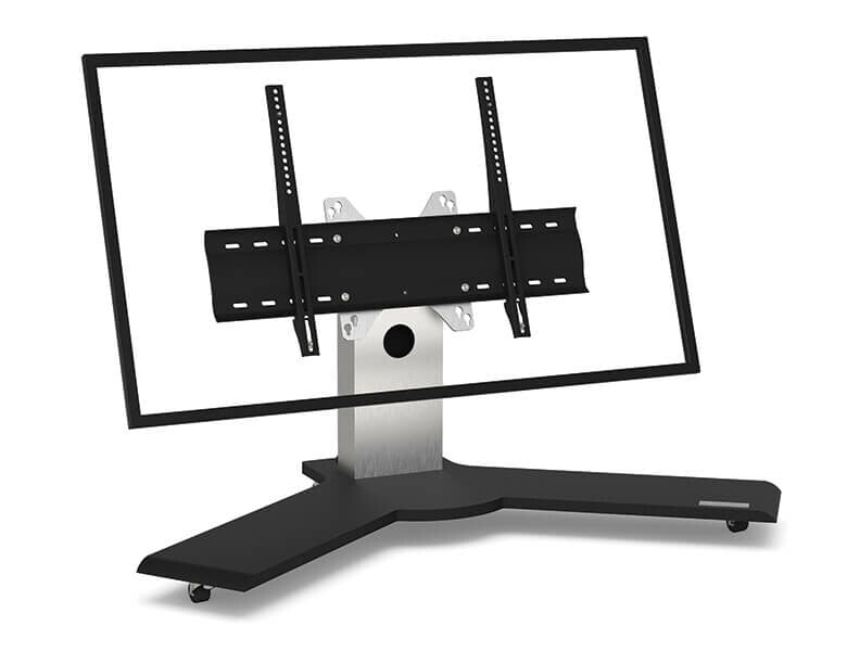 AXEOS EKINOX-XS monitor mount / stand 152.4 cm (60") Floor Black, Stainless steel