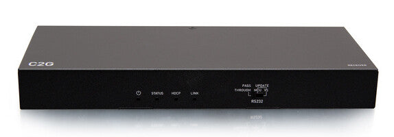 C2G HDMI® HDBaseT + 3.5mm, USB-B to A, and RS232 over Cat Extender Box Transmitter to Box Receiver - 4K 60Hz