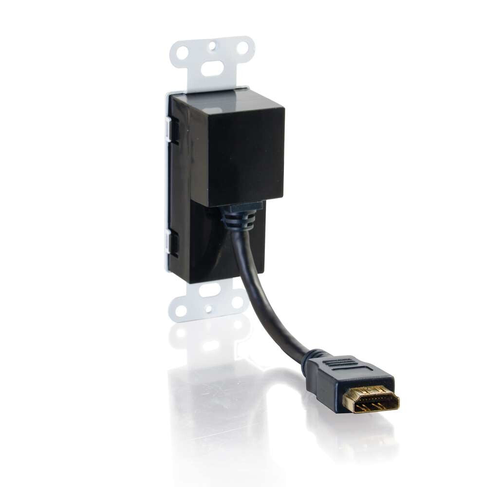C2G HDMI Pass Through Wall Plate - White