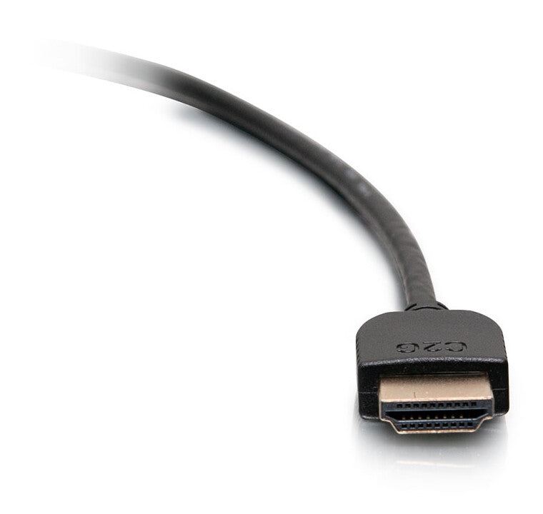 C2G 3ft (0.9m) Plus Series Slim Flexible HDMI™ Cable with Low Profile Connectors (2-pk) - 4K 60Hz