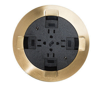 WIREMOLD PSRC9AMDTCAL wall plate/switch cover Black, Brass