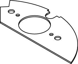 WIREMOLD CRFB-SR2-2 wall plate/switch cover