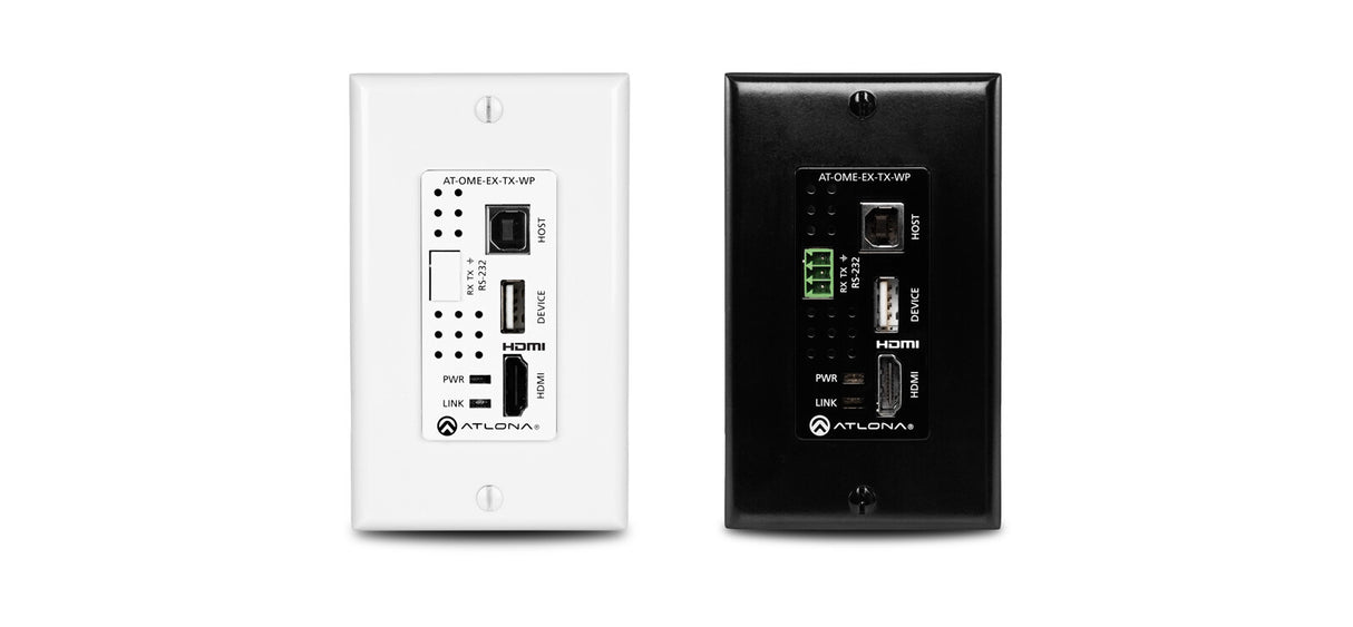 Atlona AT-OME-EX-WP-KIT AV extender AV transmitter & receiver Black, White