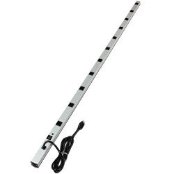 WIREMOLD 7011BCS power extension 1.8 m 11 AC outlet(s) Indoor Aluminium, Black