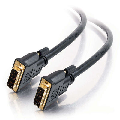 C2G 25ft Pro Series DVI-D Plenum DVI cable 7.62 m Black