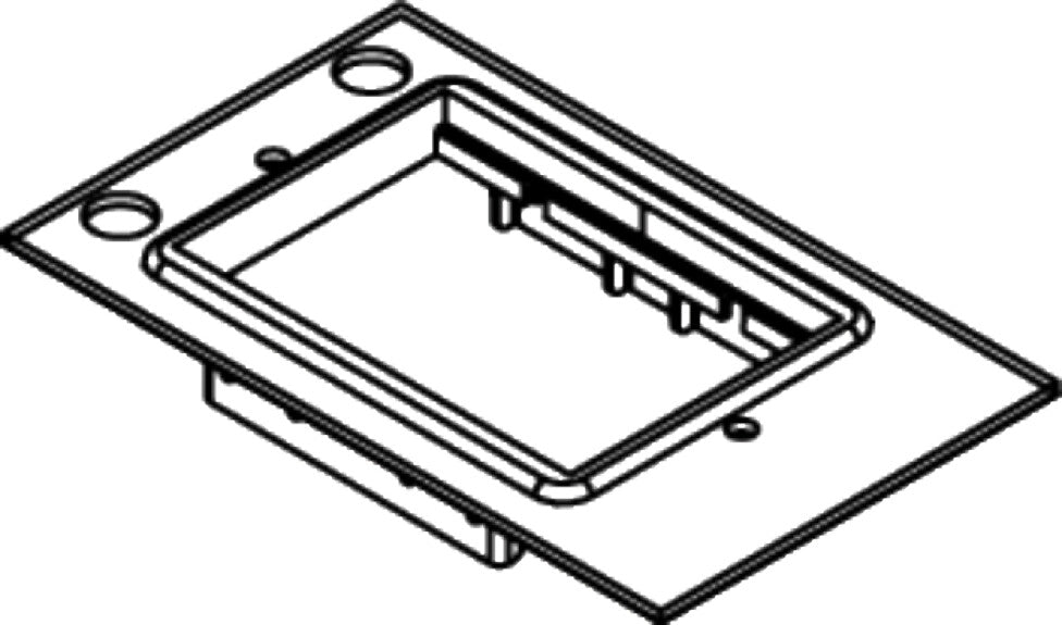 WIREMOLD CRFB-BEZ6A-4 wall plate/switch cover