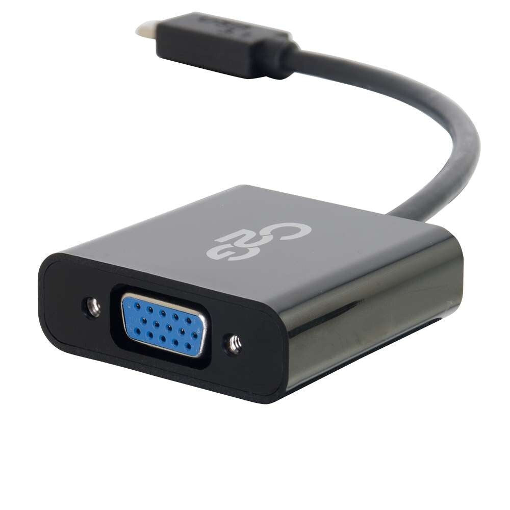 C2G USB-C® to VGA Video Adapter Converter - Black