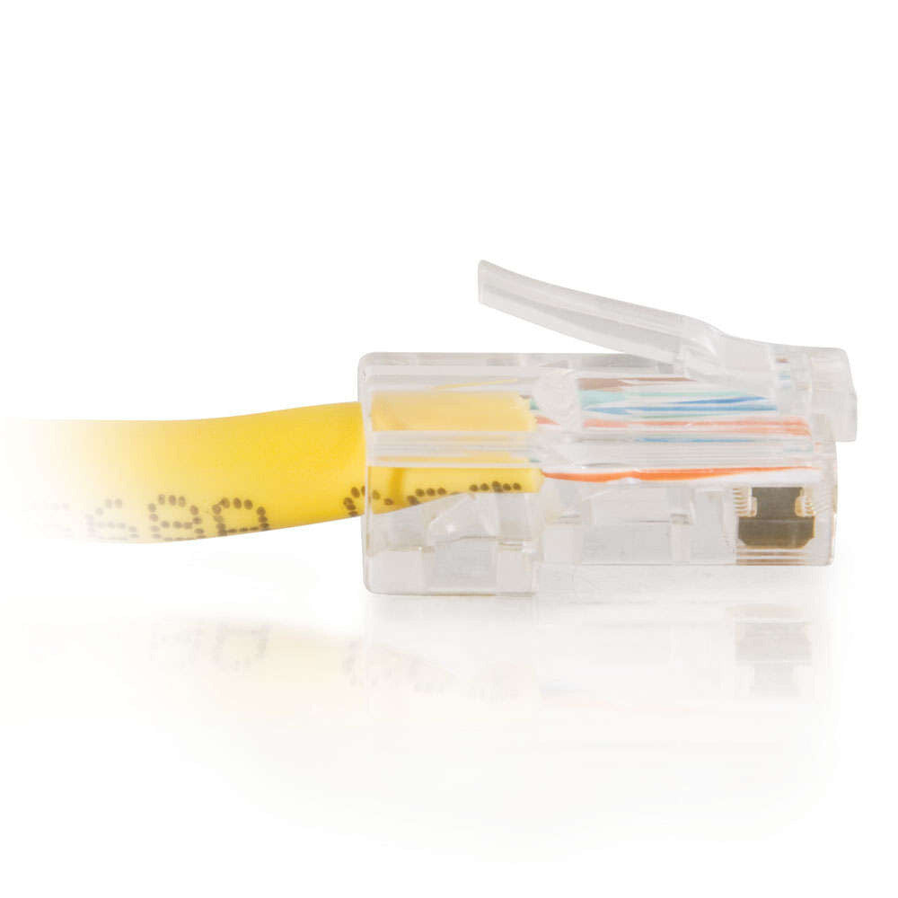 C2G 10ft (3m) Cat5e Non-Booted Unshielded UTP Network Crossover Patch Cable - Yellow