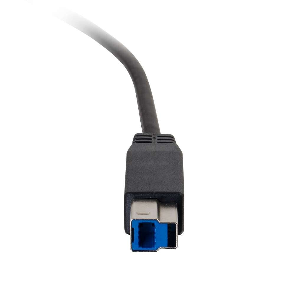 C2G 10ft (3m) USB 3.0 (USB 3.2 Gen 1 (5Gbps) USB-C to USB-B Cable M/M - Black