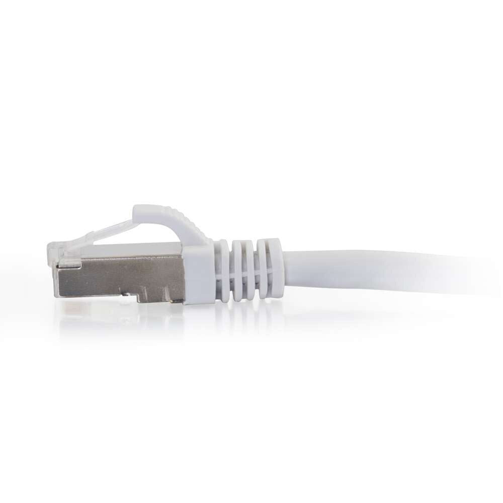 C2G 4ft (1.2m) Cat6 Snagless Shielded STP Ethernet Network Patch Cable - White