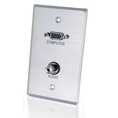 C2G 40505 wall plate/switch cover Aluminium