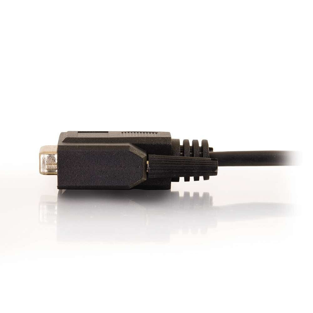 C2G 6ft (1.8m) DB9 F/F Serial RS232 Null Modem Cable - Black