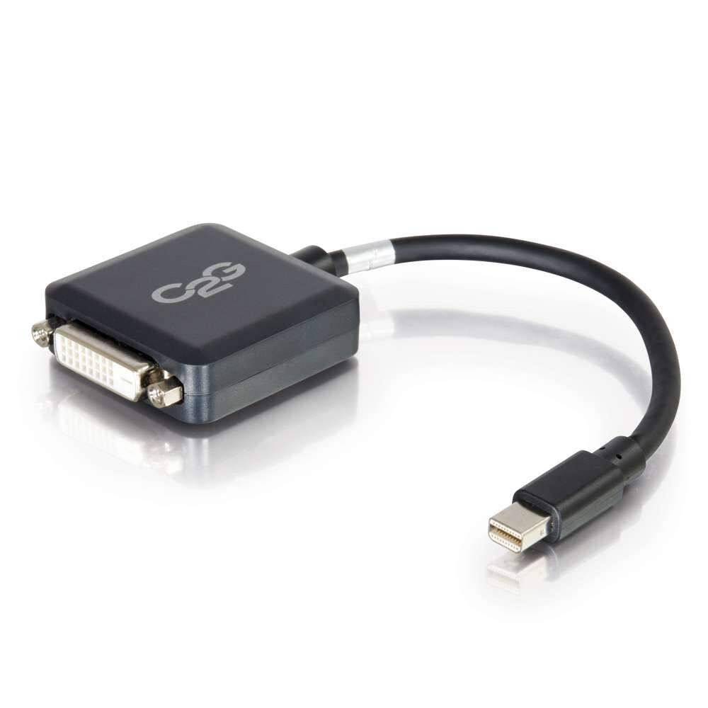 C2G 54311 video cable adapter 0.2 m Mini DisplayPort DVI-D Black