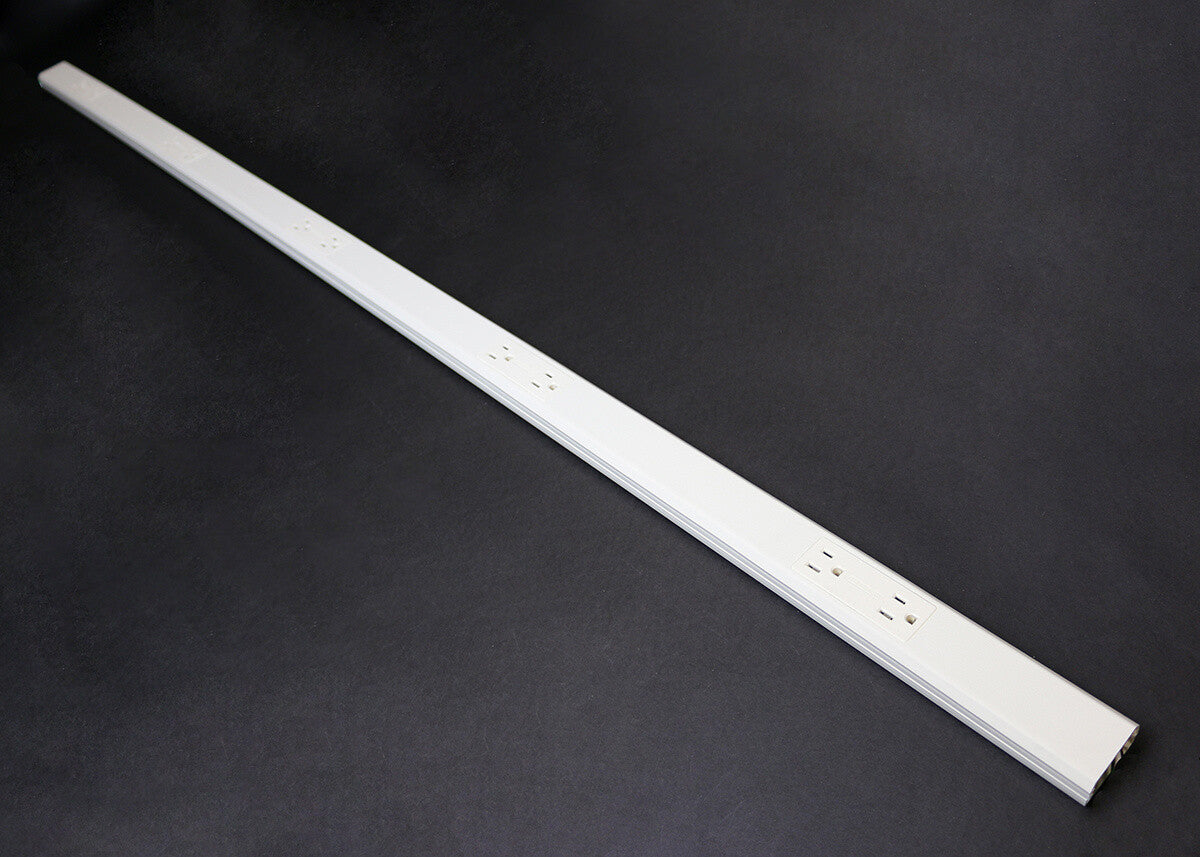 WIREMOLD Plugmold NM2000 power extension 0 m 6 AC outlet(s) Indoor Ivory