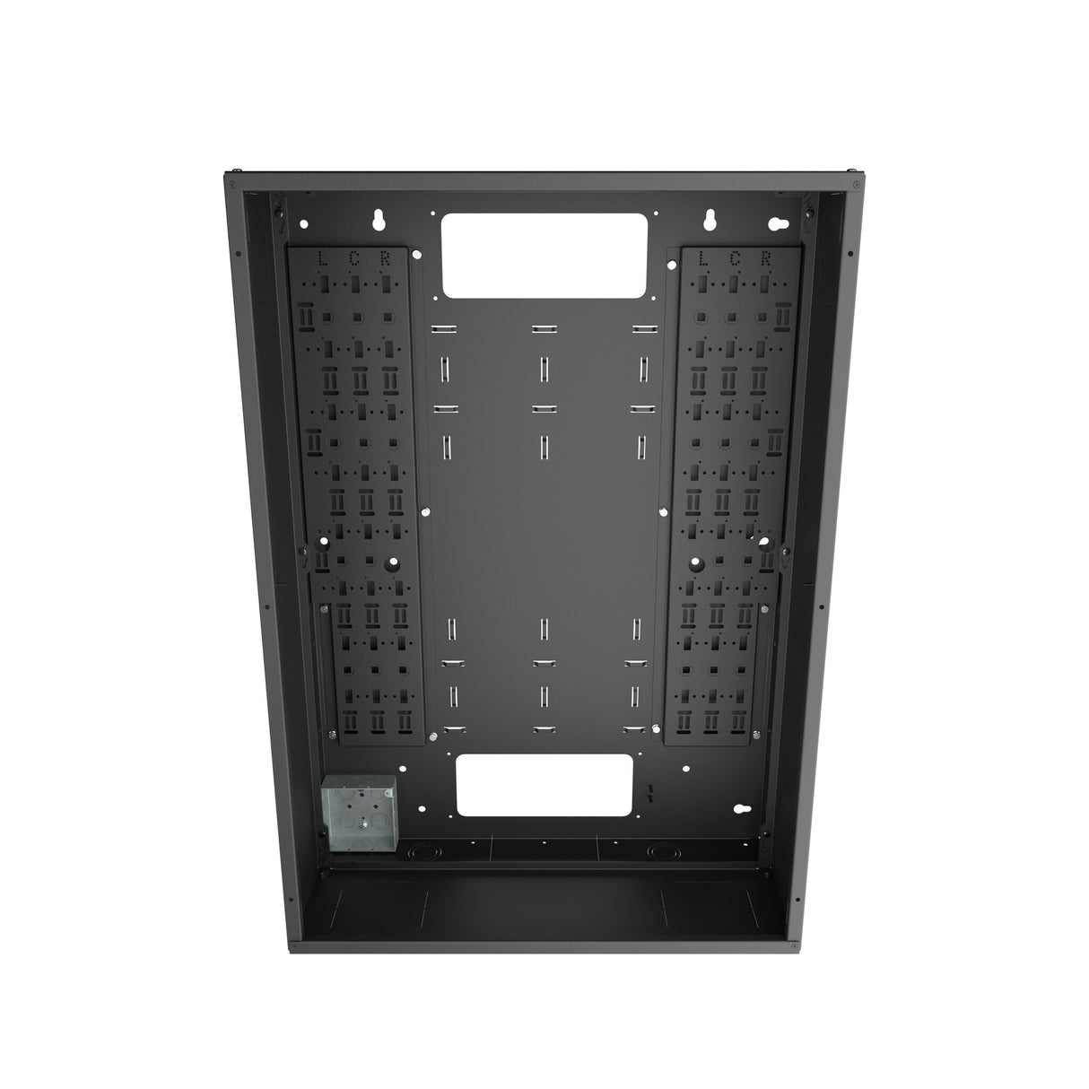 Middle Atlantic VWM Series Back Pan for Solid Door, 36" High x 10" Deep - Black