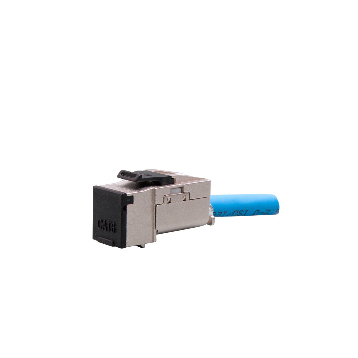 C2G 90° Cat6 RJ45 UTP Shielded Keystone Jack - Silver