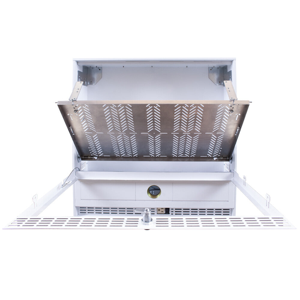 FSR CB-22P+ Suspended ceiling with storage box White, Grey