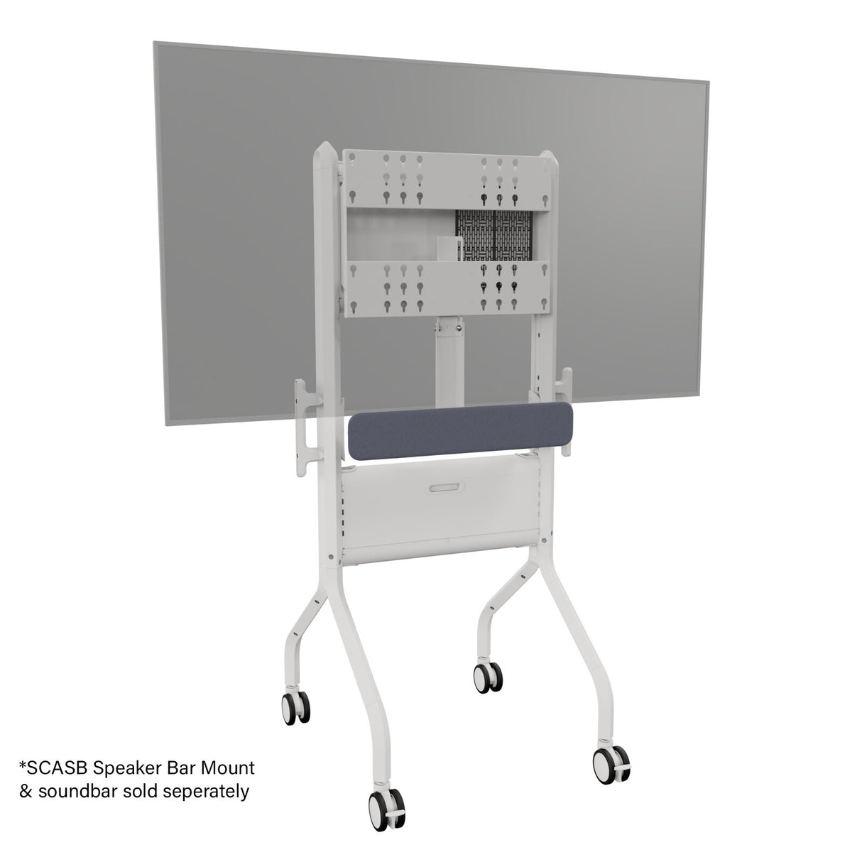 Chief Voyager Manual Height Adjustable AV Cart