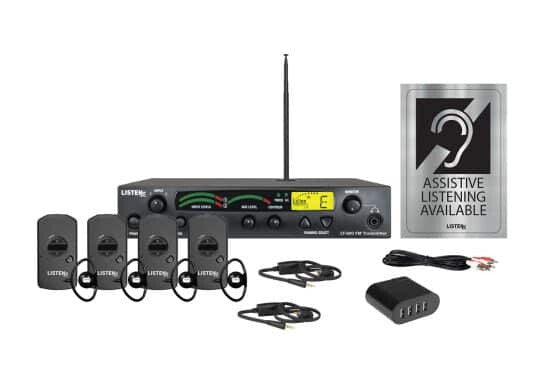 Listen LS-56-072 assistive listening device Black 72 - 72 MHz