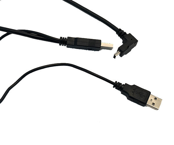 Mimo CBL-USB1.5M-1080-Y USB cable 1.5 m 2 x USB A Mini-USB B Black