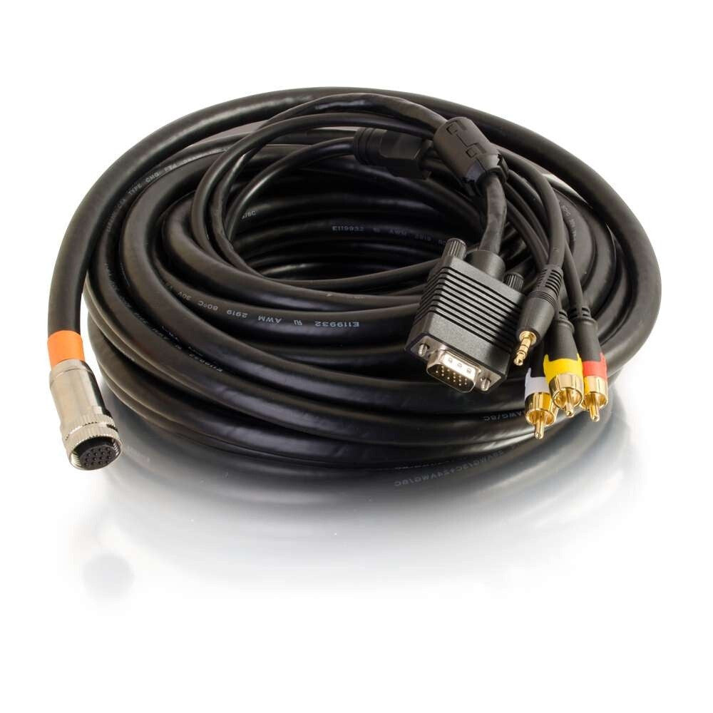 C2G 50ft RapidRun® Multi-Format All-In-One Runner Cable - In-Wall CMG-Rated