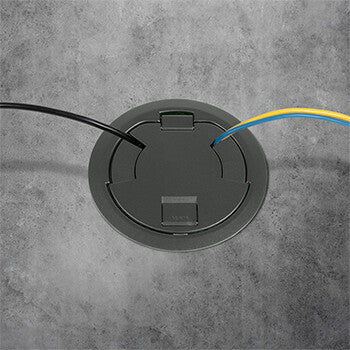 WIREMOLD 6ATC2PGY outlet box Grey
