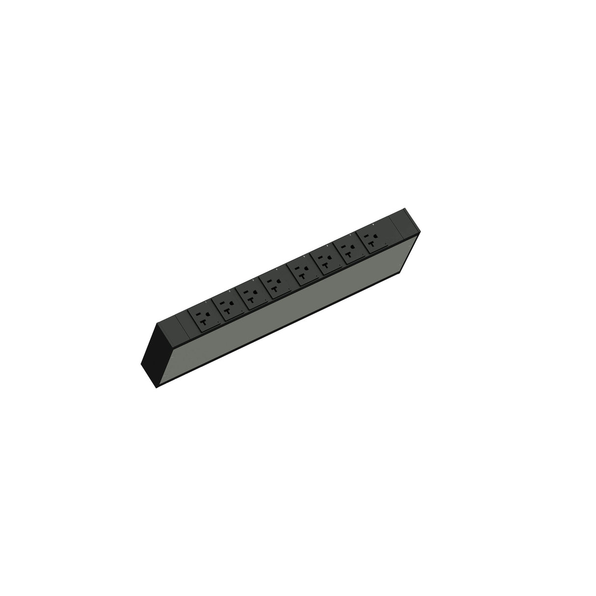Middle Atlantic LP-61110 power distribution unit (PDU) 8 AC outlet(s) 1U Black, Silver