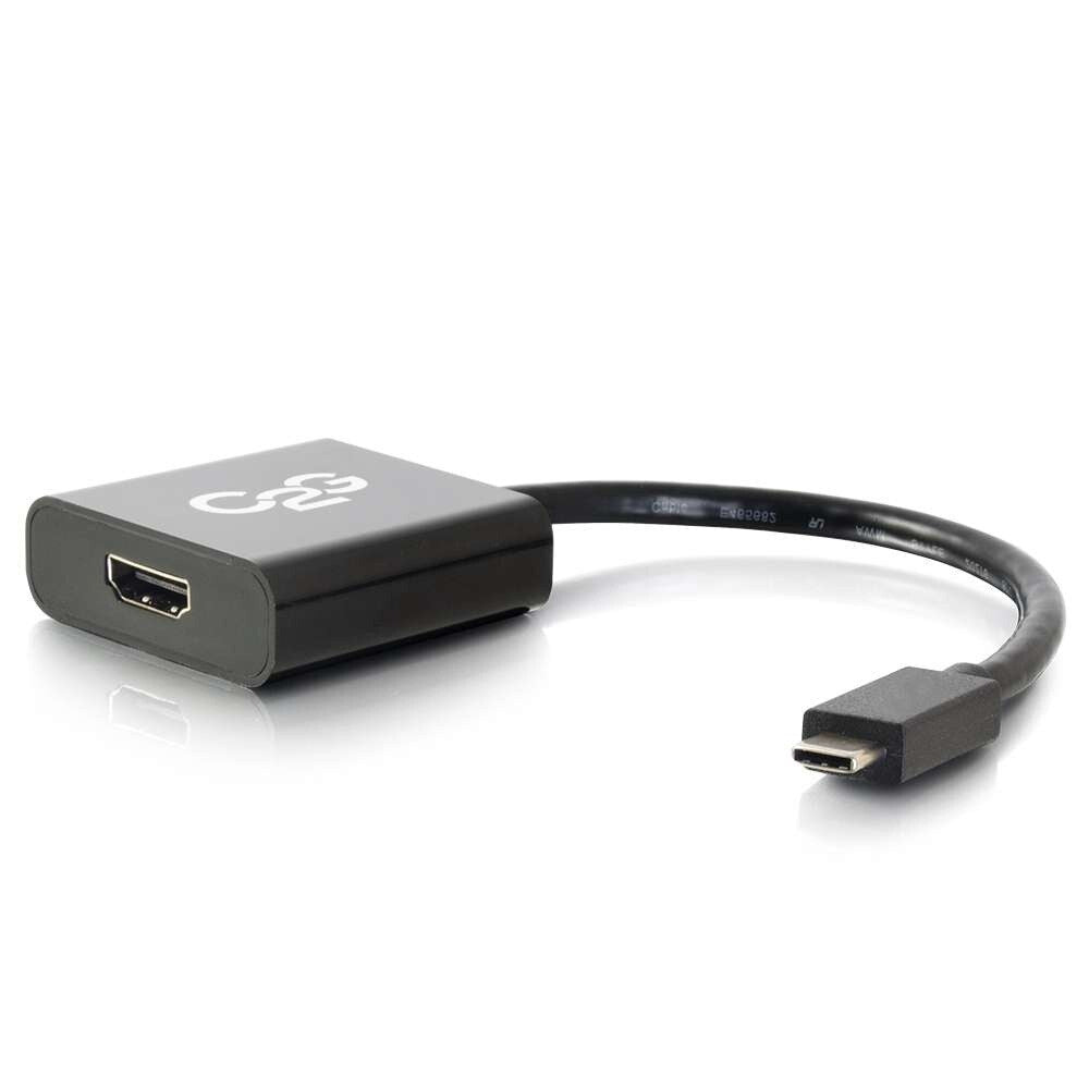 C2G USB-C® to HDMI Audio/Video Adapter Converter - 4K 30Hz - Black