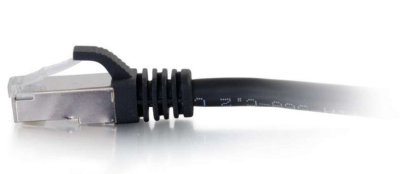 C2G 1ft. Cat6 RJ-45 networking cable Black 0.3 m S/FTP (S-STP)